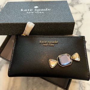 NWT KATE SPADE Zip/Clip Wallet